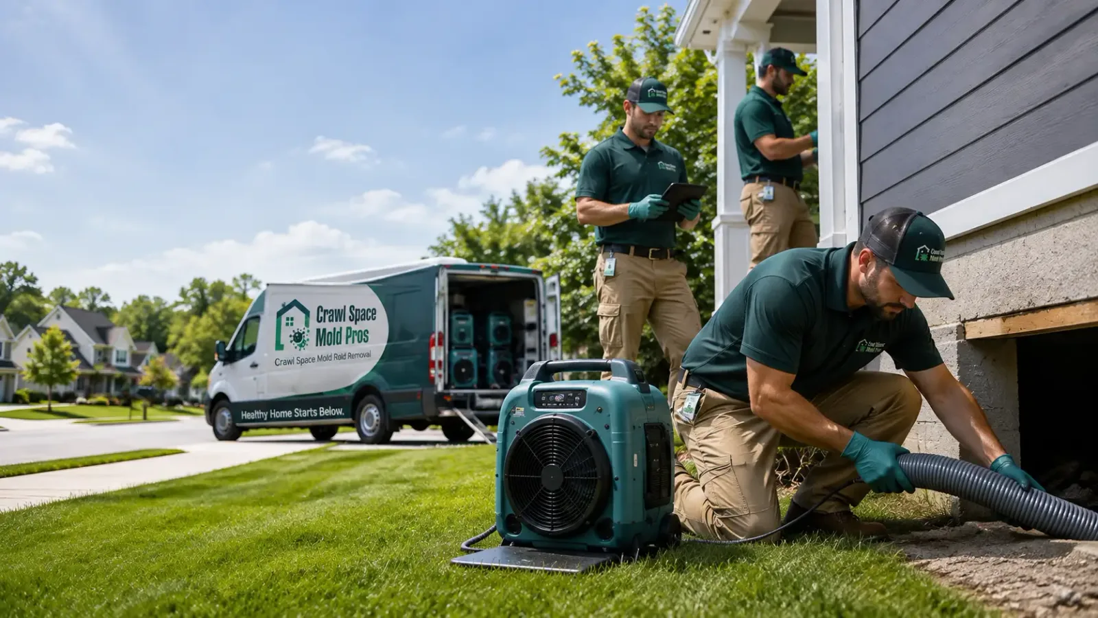 Crawl Space Mold Removal in Mount Gilead, OH